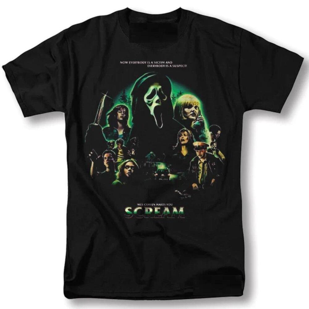 Scream Ghostface 90S  Horror Movie T-Shirt